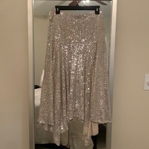 Topshop Sequin Skirt